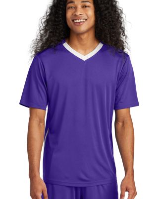 Sport Tek ST101 Sport-Tek<sup></sup> Competitor<su in Purple/wh