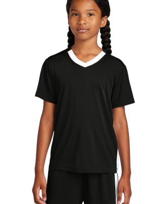Sport Tek YST101 Sport-Tek<sup></sup> Youth Compet in Blk/white