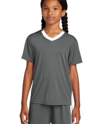 Sport Tek YST101 Sport-Tek<sup></sup> Youth Compet in Irgy/white