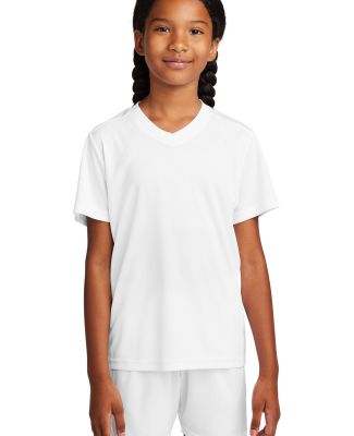Sport Tek YST101 Sport-Tek<sup></sup> Youth Compet in Wht/wht