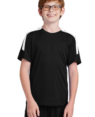 Sport Tek YST100 Sport-Tek<sup></sup> Youth Compet in Blk/white