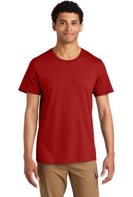 Jerzees 570MR Premium Cotton T-Shirt in True red