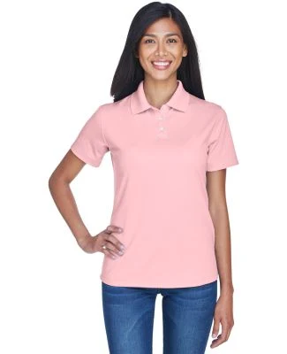 8445L UltraClub Ladies' Cool & Dry Stain-Release P in Pink