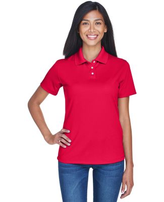 8445L UltraClub Ladies' Cool & Dry Stain-Release P in Red