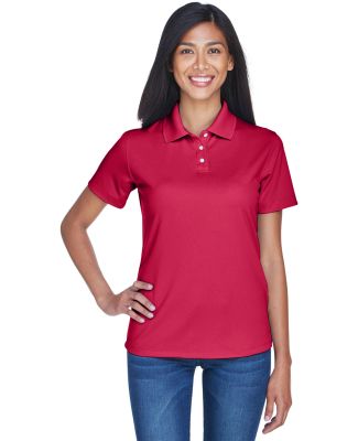8445L UltraClub Ladies' Cool & Dry Stain-Release P in Cardinal