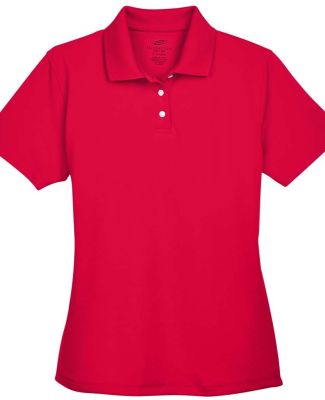 8445L UltraClub Ladies' Cool & Dry Stain-Release P in Red