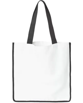 Liberty Bags PSB1516 Sublimation Medium Tote Bag in White/ black