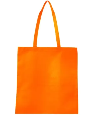 Q-Tees Q126300 Non-Woven Tote Bag in Orange