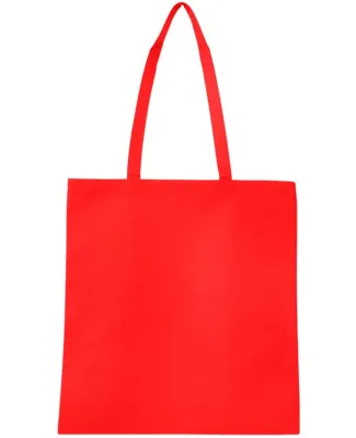 Q-Tees Q126300 Non-Woven Tote Bag in Red