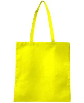 Q-Tees Q126300 Non-Woven Tote Bag in Yellow
