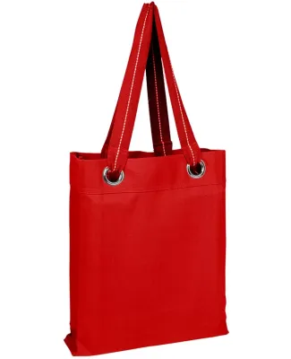 Q-Tees Q1630 Large Grommet Tote in Red