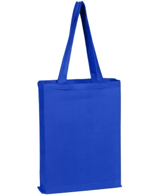 Q-Tees Q800GS Canvas Gusset Promotional Tote in Royal
