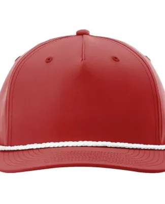 Richardson Hats 258 Braided Performance Cap in Red/ white