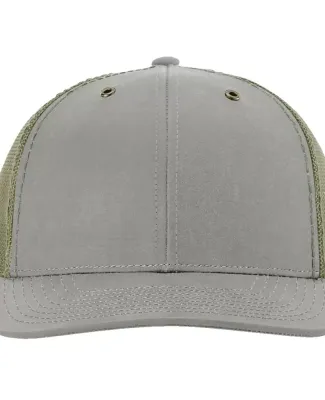 Richardson Hats 112WF Oil Cloth Trucker Cap in Khaki/ loden