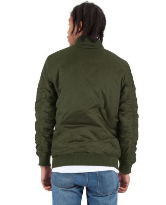 Shaka Wear Retail SHBJ Adult Bomber Jacket in Olive