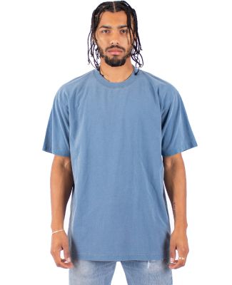 Shaka Wear Retail SHGD Garment-Dyed Crewneck T-Shi in Washed denim