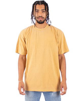 Shaka Wear Retail SHGD Garment-Dyed Crewneck T-Shi in Mustard