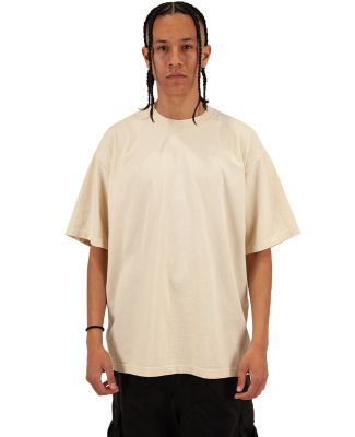 Shaka Wear Retail SHGD Garment-Dyed Crewneck T-Shi in Cream