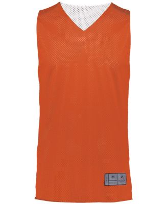 Augusta Sportswear 162 Youth Reversible 2.0 Jersey in Orange/ white