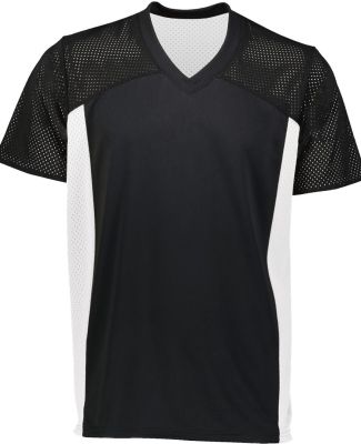 Augusta Sportswear 264 Reversible Flag Football Je in Black/ white