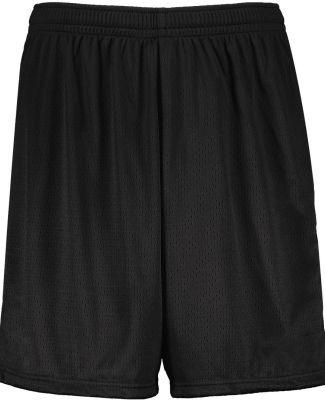 Augusta Sportswear 1850 Modified 7" Mesh Shorts in Black