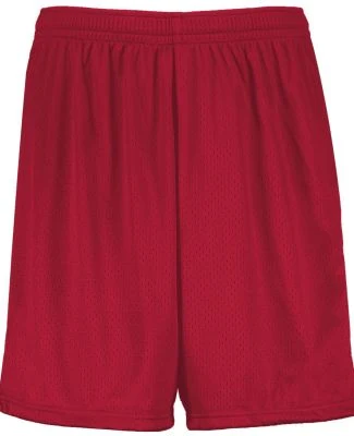 Augusta Sportswear 1850 Modified 7" Mesh Shorts in Scarlet