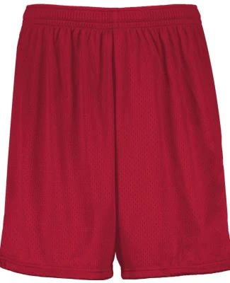 Augusta Sportswear 1851 Youth Modified Mesh Shorts in Scarlet
