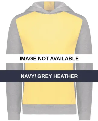 Augusta Sportswear 6866 Youth Eco Revive™ Three- Navy/ Grey Heather