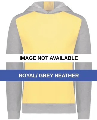 Augusta Sportswear 6866 Youth Eco Revive™ Three- Royal/ Grey Heather