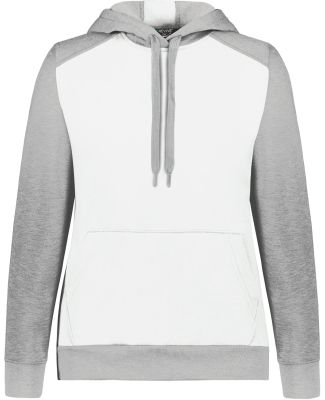 Augusta Sportswear 6867 Women's Eco Revive™ Thre in White/ grey heather