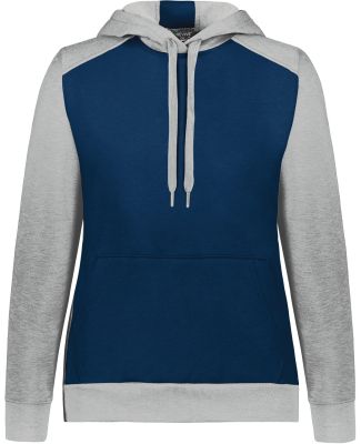 Augusta Sportswear 6867 Women's Eco Revive™ Thre in Navy/ grey heather