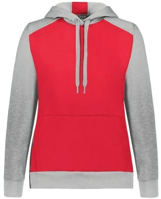 Augusta Sportswear 6867 Women's Eco Revive™ Thre in Scarlet/ grey heather