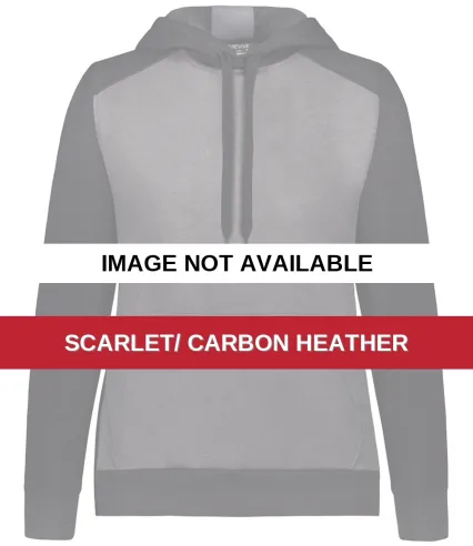 Augusta Sportswear 6867 Women's Eco Revive™ Thre Scarlet/ Carbon Heather