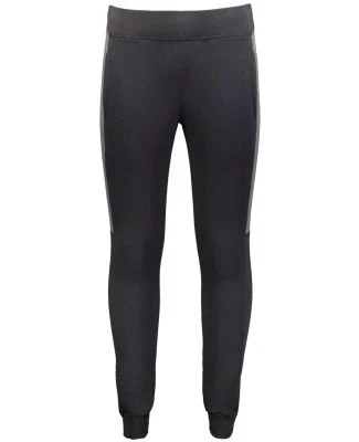 Augusta Sportswear 6870 Women's Eco Revive™ Thre in Black/ carbon heather