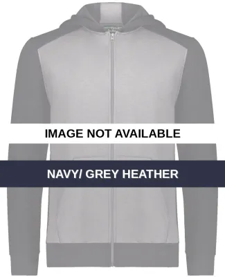 Augusta Sportswear 6900 Youth Eco Revive™ Three- Navy/ Grey Heather