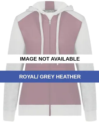 Augusta Sportswear 6901 Women's Eco Revive™ Thre Royal/ Grey Heather
