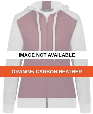 Augusta Sportswear 6901 Women's Eco Revive™ Thre Orange/ Carbon Heather