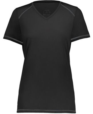 Augusta Sportswear 6844 Women's Super Soft-Spun Po in Black