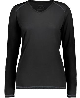 Augusta Sportswear 6847 Women's Super Soft-Spun Po in Black