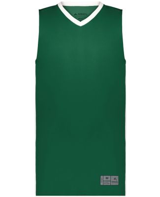 Augusta Sportswear 6886 Match-Up Basketball Jersey in Dark green/ white