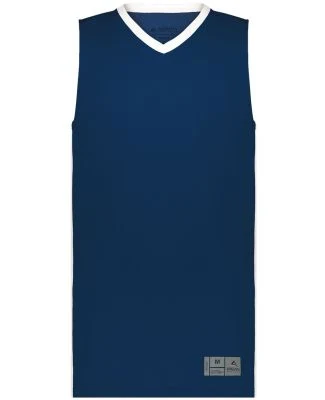 Augusta Sportswear 6886 Match-Up Basketball Jersey in Navy/ white