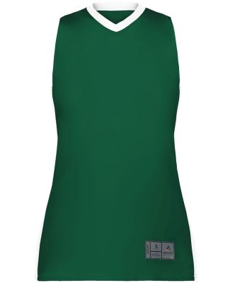 Augusta Sportswear 6888 Women's Match-Up Basketbal in Dark green/ white