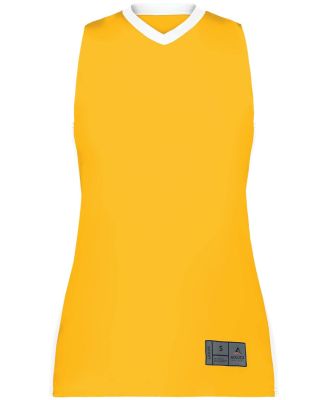 Augusta Sportswear 6888 Women's Match-Up Basketbal in Gold/ white