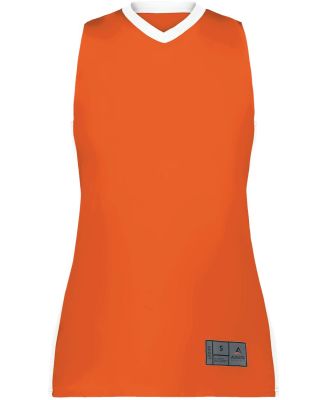 Augusta Sportswear 6888 Women's Match-Up Basketbal in Orange/ white