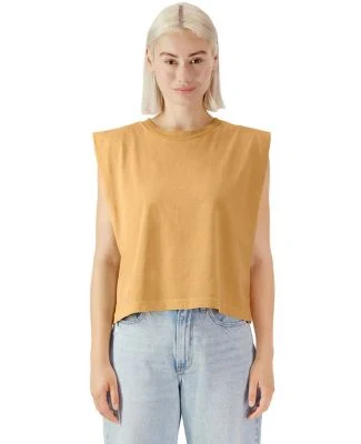 American Apparel 307GD Garment-Dyed Women's Heavyw in Faded mustard