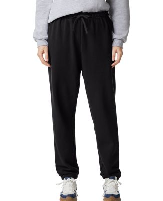 American Apparel RF491 ReFlex Fleece Sweatpants in Black