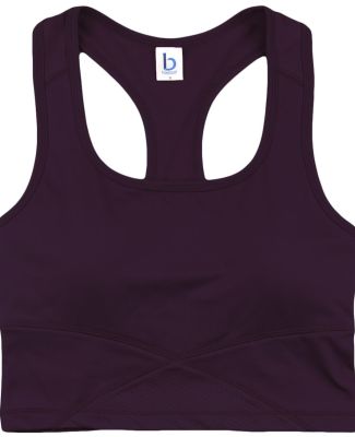 Boxercraft YS83 Youth Cropped Middie Tank in Sporty plum