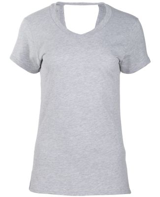 Boxercraft BW2405 Women's Bella Crossback T-Shirt in Oxford heather