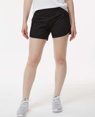 Boxercraft BW6103 Women's Stretch Woven Lined Shor in Black