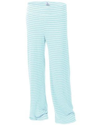 Boxercraft YJ15 Girls' Margo Pants in Mint stripe